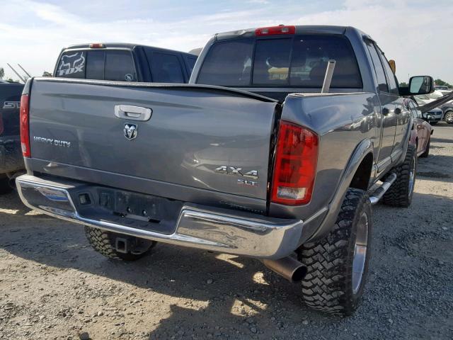 1D7KS28C96J230402 - 2006 DODGE RAM 2500 S ნაცრისფერი ფოტო 4