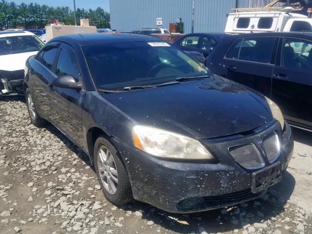 1G2ZF55B164215549 - 2006 PONTIAC G6 SE BLACK photo 1