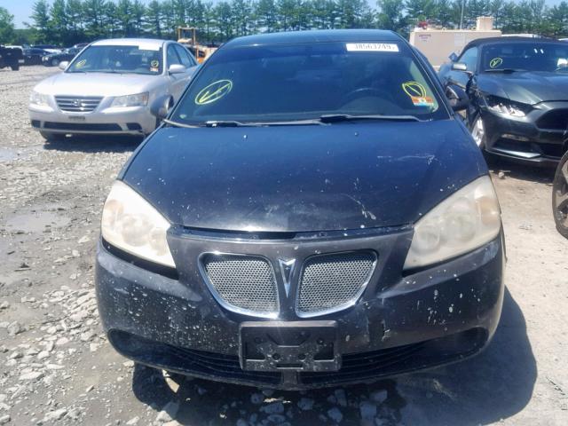 1G2ZF55B164215549 - 2006 PONTIAC G6 SE BLACK photo 10