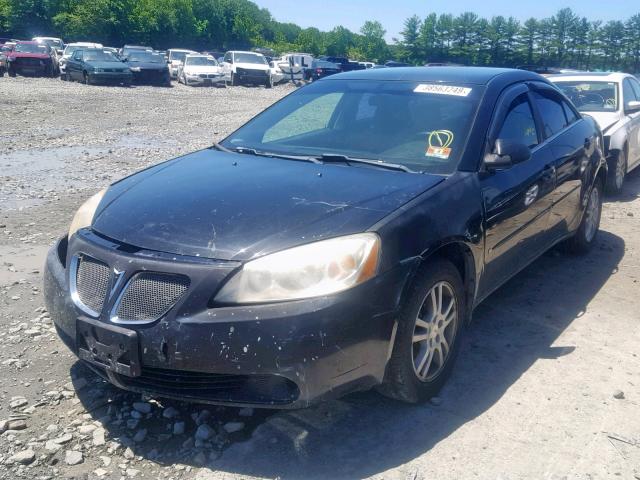 1G2ZF55B164215549 - 2006 PONTIAC G6 SE BLACK photo 2