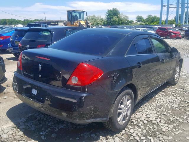 1G2ZF55B164215549 - 2006 PONTIAC G6 SE BLACK photo 4