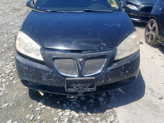 1G2ZF55B164215549 - 2006 PONTIAC G6 SE BLACK photo 9