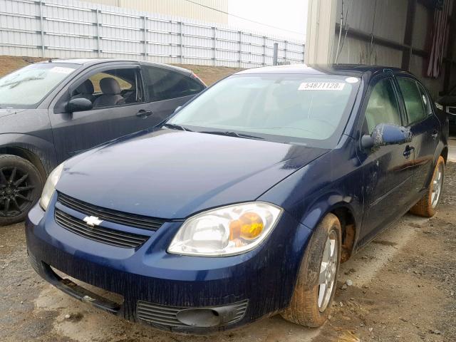 1G1AL58F987165493 - 2008 CHEVROLET COBALT LT BLUE photo 2