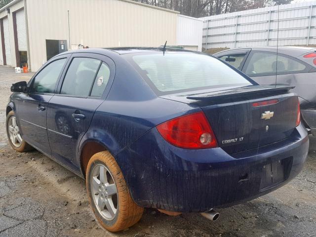 1G1AL58F987165493 - 2008 CHEVROLET COBALT LT BLUE photo 3