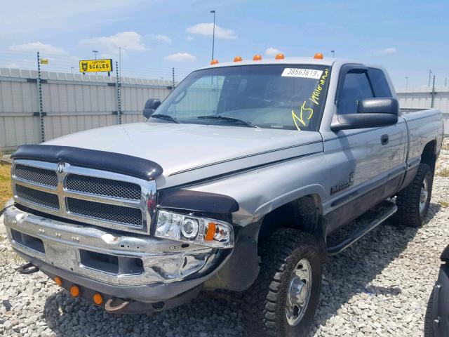 1B7KF2360XJ598517 - 1999 DODGE RAM 2500 SILVER photo 2