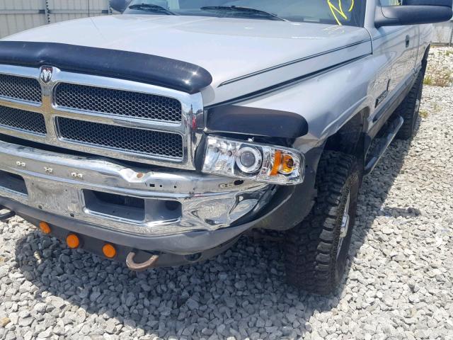 1B7KF2360XJ598517 - 1999 DODGE RAM 2500 SILVER photo 9