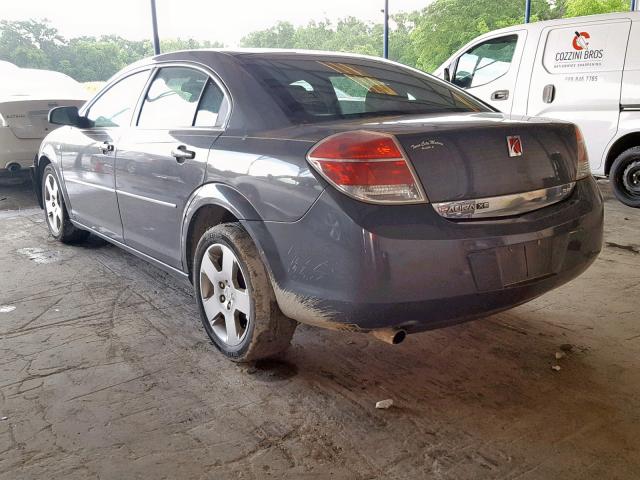 1G8ZS57NX8F131312 - 2008 SATURN AURA XE GRAY photo 3