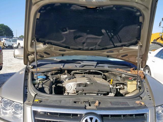 WVGBG77L75D016060 - 2005 VOLKSWAGEN TOUAREG 3. GOLD photo 7