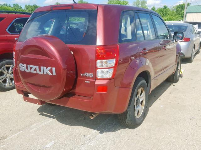 JS3TD941774205229 - 2007 SUZUKI GRAND VITA RED photo 4