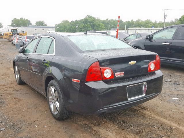 1G1ZB5EB2AF212351 - 2010 CHEVROLET MALIBU LS BLACK photo 3