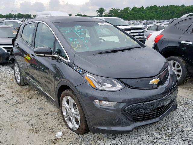 1G1FY6S05K4112980 - 2019 CHEVROLET BOLT EV LT GRAY photo 1