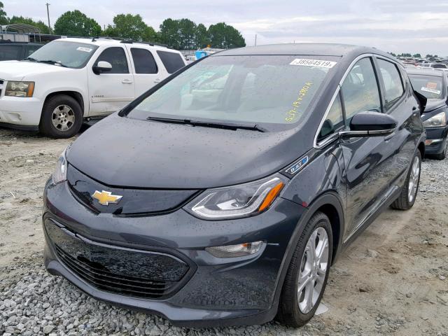 1G1FY6S05K4112980 - 2019 CHEVROLET BOLT EV LT GRAY photo 2