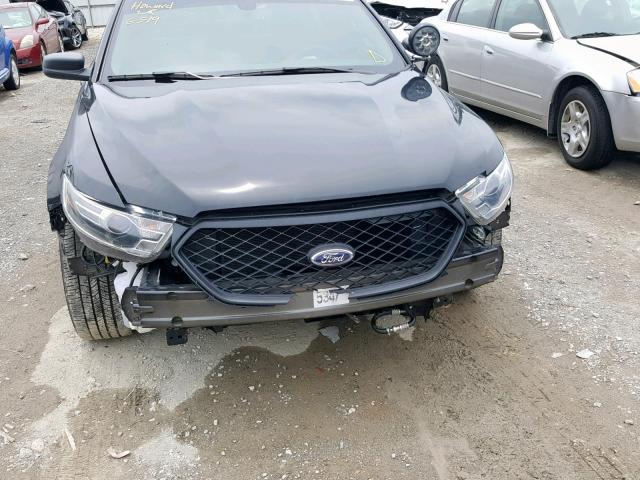 1FAHP2MK1HG106701 - 2017 FORD TAURUS POL BLACK photo 9