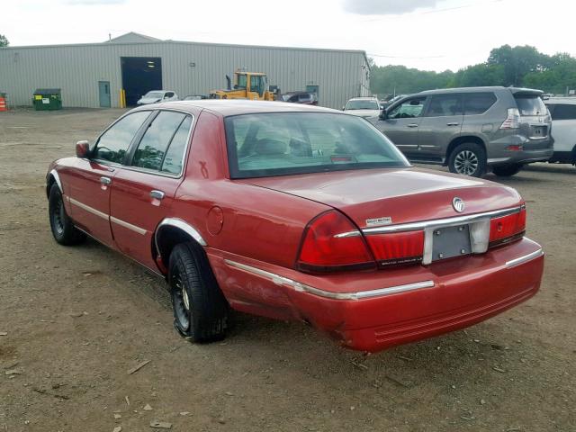 2MEFM75W4WX673256 - 1998 MERCURY GRAND MARQ RED photo 3