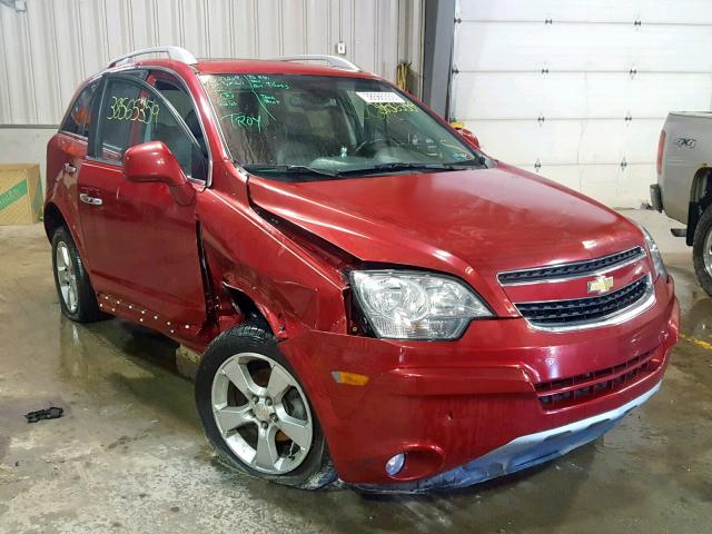 3GNAL3EK7ES669350 - 2014 CHEVROLET CAPTIVA LT RED photo 1