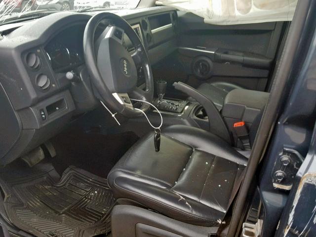 1J8HG48N48C134633 - 2008 JEEP COMMANDER GRAY photo 5