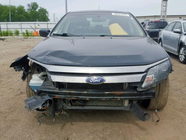 3FAHP0KCXBR255799 - 2011 FORD FUSION SPO BLACK photo 9