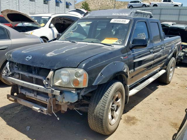 1N6MD29Y72C316780 - 2002 NISSAN FRONTIER C BLACK photo 2