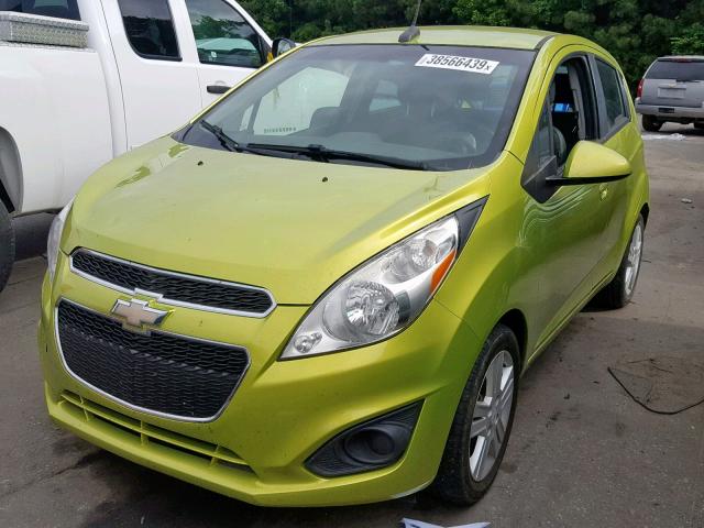 KL8CB6S92DC615040 - 2013 CHEVROLET SPARK LS GREEN photo 2