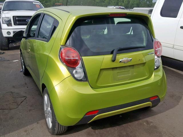 KL8CB6S92DC615040 - 2013 CHEVROLET SPARK LS GREEN photo 3