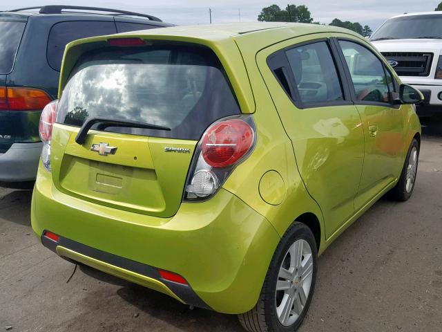 KL8CB6S92DC615040 - 2013 CHEVROLET SPARK LS GREEN photo 4