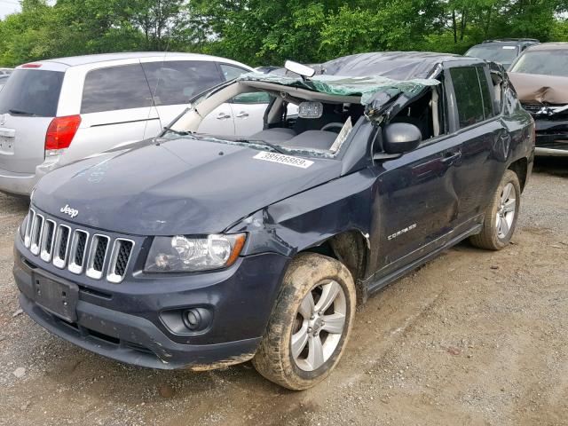 1C4NJDBB2ED879848 - 2014 JEEP COMPASS SP ნაცრისფერი ფოტო 2