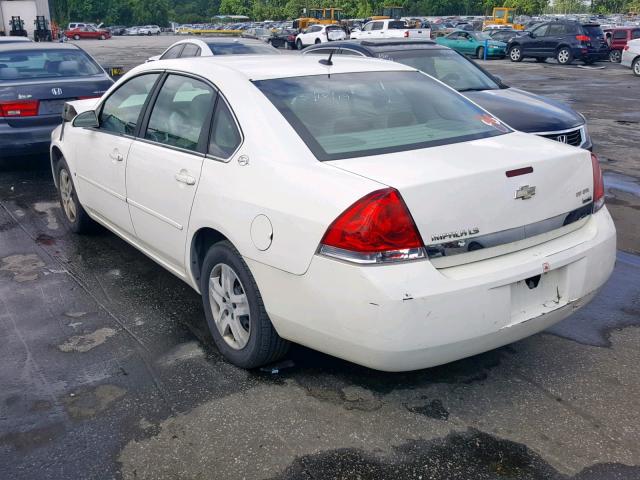 2G1WB58K579104094 - 2007 CHEVROLET IMPALA LS WHITE photo 3