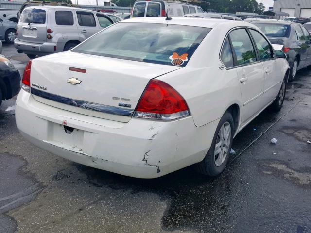 2G1WB58K579104094 - 2007 CHEVROLET IMPALA LS WHITE photo 4