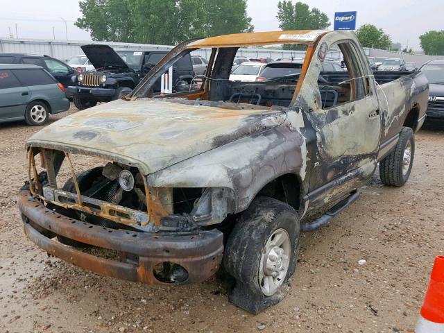 3D7KU26D33G717775 - 2003 DODGE RAM 2500 S დამწვარი ფოტო 2