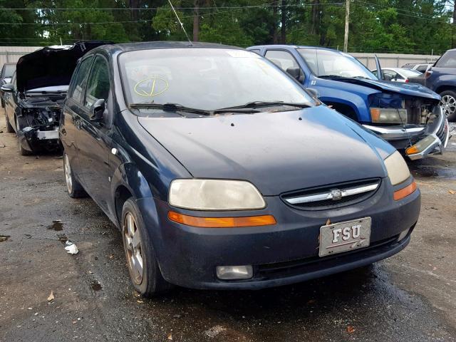 KL1TD66648B075792 - 2008 CHEVROLET AVEO BASE Қара фото 1