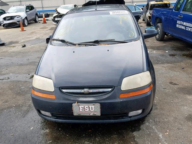 KL1TD66648B075792 - 2008 CHEVROLET AVEO BASE Қара фото 9