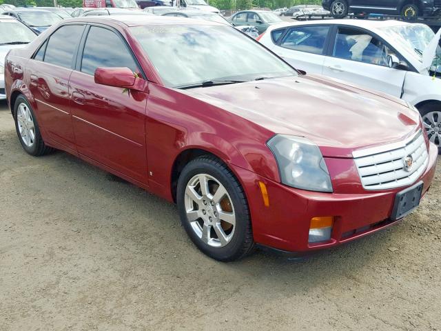 1G6DP577370138920 - 2007 CADILLAC CTS HI FEA BURGUNDY photo 1