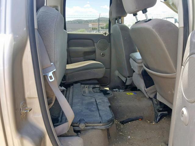 3D7KU28C14G190938 - 2004 DODGE RAM 2500 S ბეჟი ფოტო 6