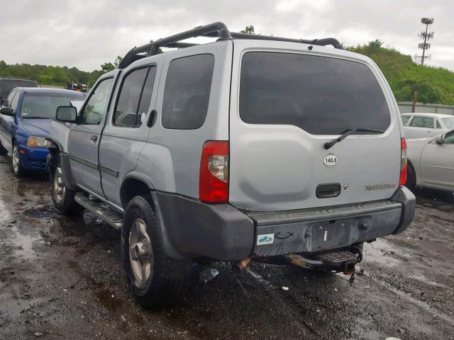 5N1ED28Y22C558493 - 2002 NISSAN XTERRA XE GRAY photo 3