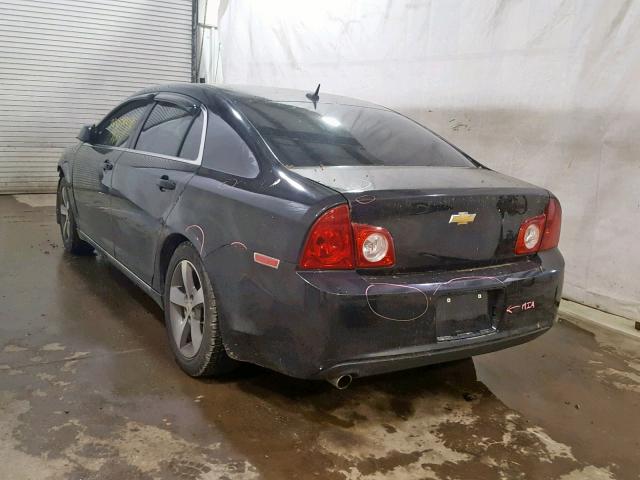 1G1ZH57B79F226396 - 2009 CHEVROLET MALIBU 1LT BLACK photo 3