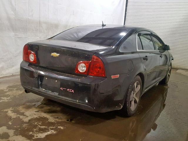 1G1ZH57B79F226396 - 2009 CHEVROLET MALIBU 1LT BLACK photo 4