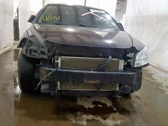 1G1ZH57B79F226396 - 2009 CHEVROLET MALIBU 1LT BLACK photo 9