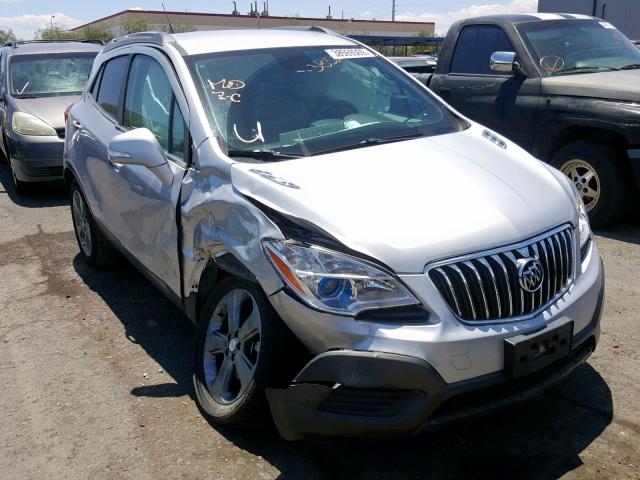 KL4CJASB9EB701849 - 2014 BUICK ENCORE SILVER photo 1