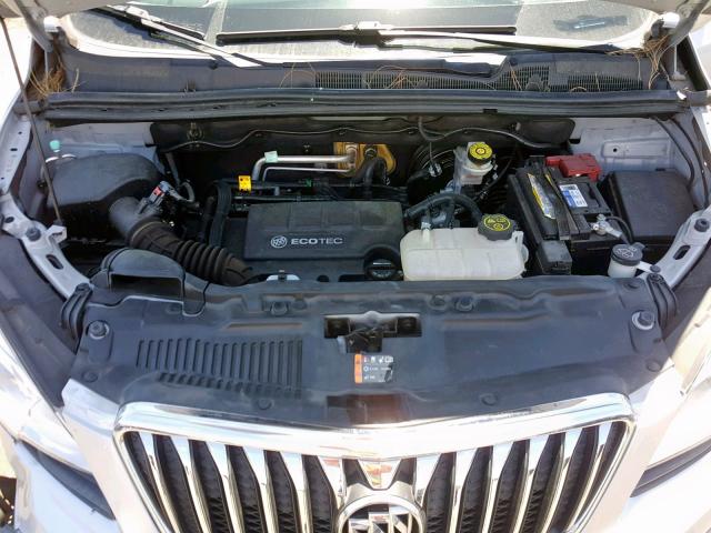 KL4CJASB9EB701849 - 2014 BUICK ENCORE SILVER photo 7