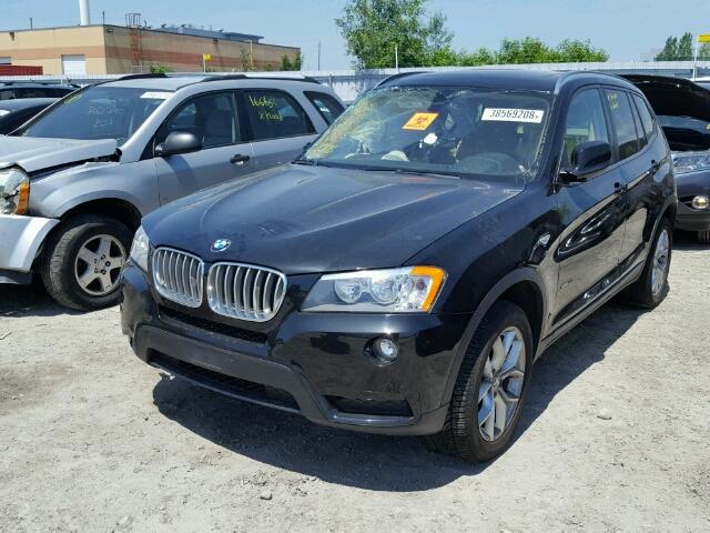 5UXWX9C52D0A31503 - 2013 BMW X3 XDRIVE2 BLACK photo 2