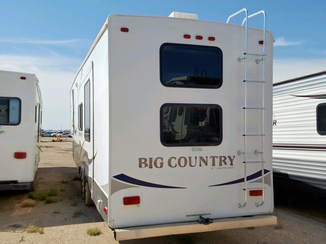 5SFGF34238E009247 - 2008 HEART LAND BIGCOUNTRY WHITE photo 3