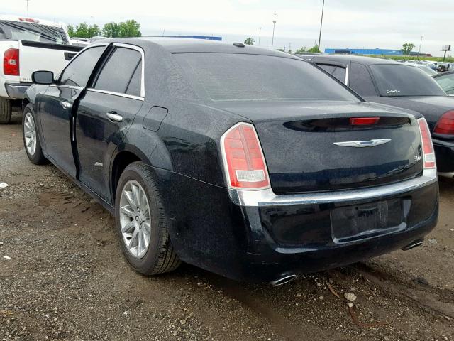 2C3CCACG1CH308835 - 2012 CHRYSLER 300 LIMITE BLACK photo 3