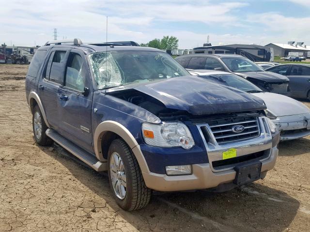 1FMEU74867UB60997 - 2007 FORD EXPLORER E BLUE photo 1