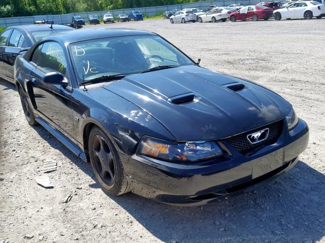 1FAFP42X81F252705 - 2001 FORD MUSTANG GT BLACK photo 1