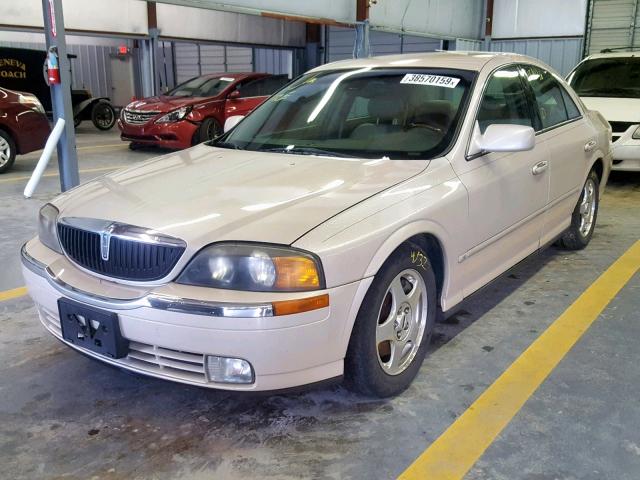 1LNHM86S71Y702586 - 2001 LINCOLN LS 奶油色 照片 2