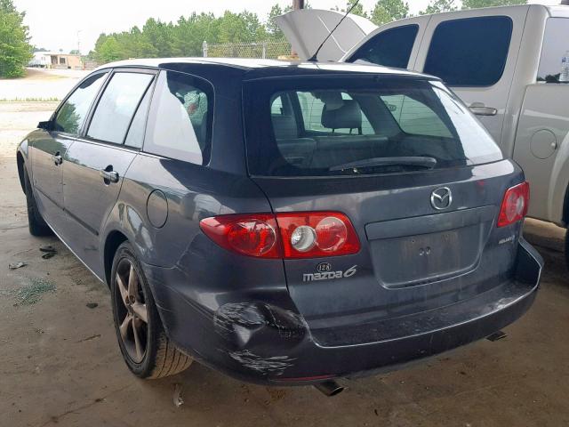 1YVHP82D655M68154 - 2005 MAZDA 6 S GRAY photo 3