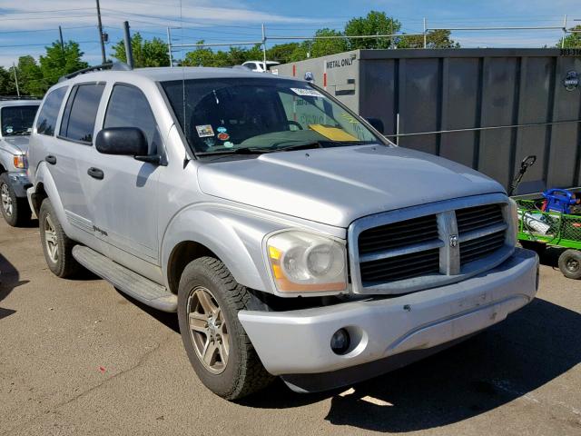 1D4HB48D74F214405 - 2004 DODGE DURANGO SL SILVER photo 1