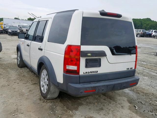 SALAE25496A353393 - 2006 LAND ROVER LR3 SE WHITE photo 3