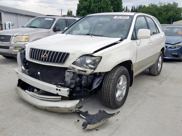 JT6HF10U1Y0137302 - 2000 LEXUS RX 300 TWO TONE photo 2