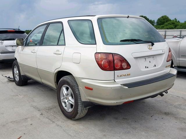 JT6HF10U1Y0137302 - 2000 LEXUS RX 300 TWO TONE photo 3